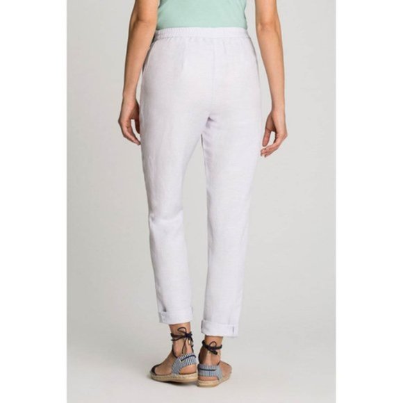 Nic + Zoe - Everyday Linen Pant - Smoke - 12 - Picture 2 of 4